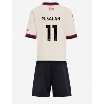 Liverpool Mohamed Salah #11 Maglia Gara Trasferta Repliche 2025-26 Bambino Maniche Corte